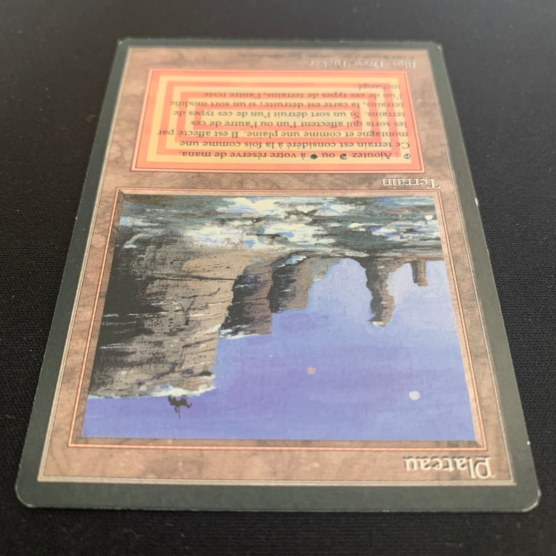 Magic the Gathering Plateau - Foreign Black Bordered - French 