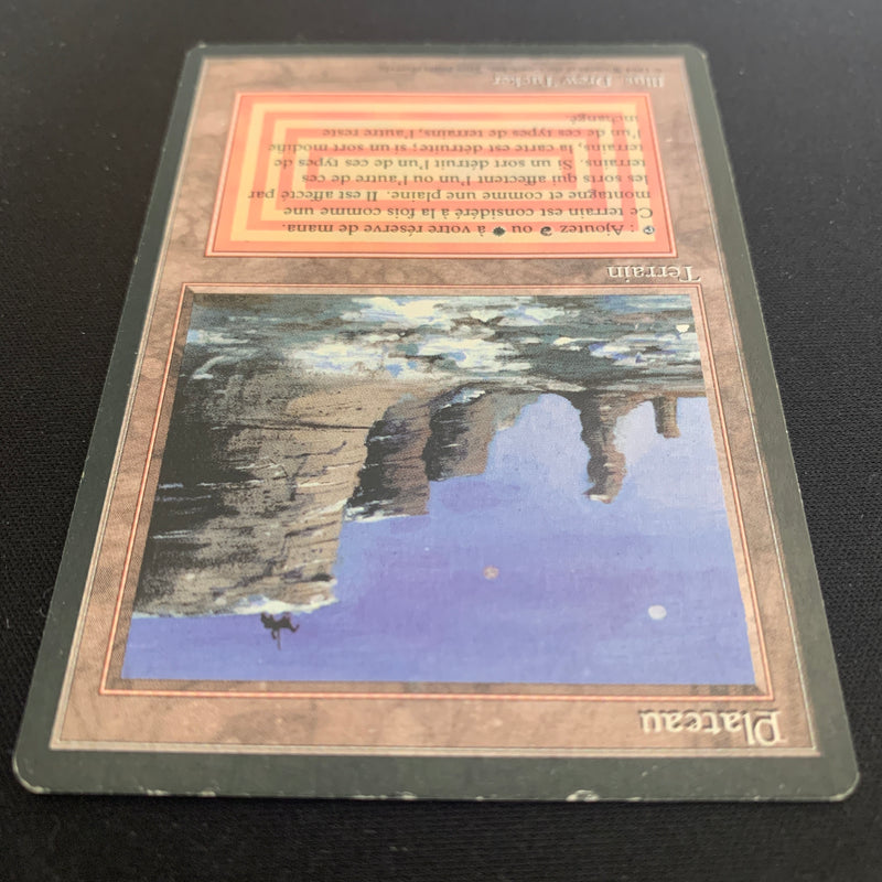 Magic the Gathering Plateau - Foreign Black Bordered - French 