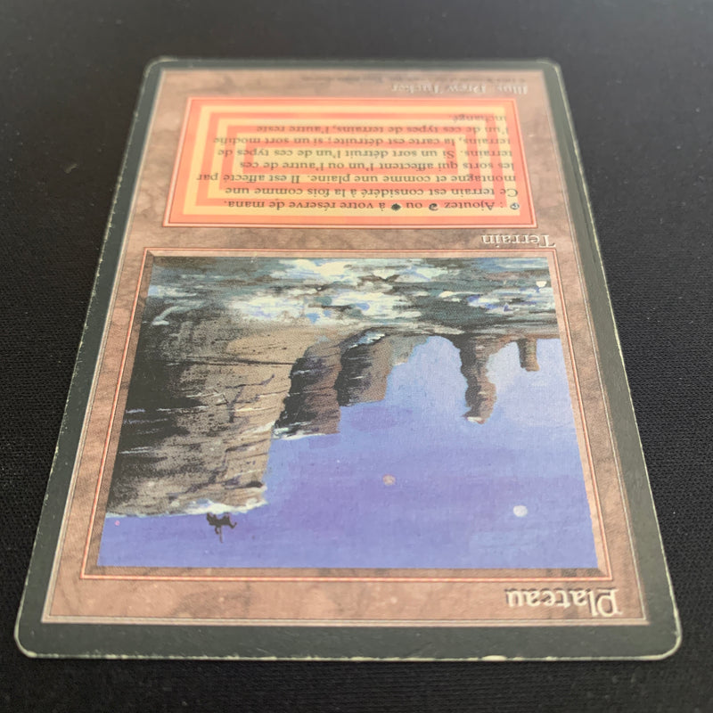 Magic the Gathering Plateau - Foreign Black Bordered - French 