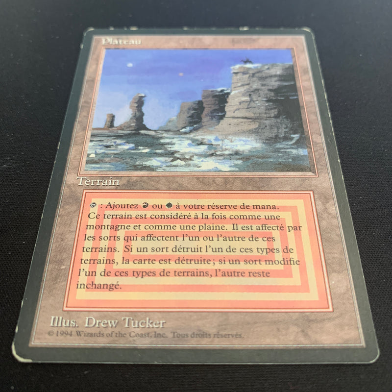 Magic the Gathering Plateau - Foreign Black Bordered - French 