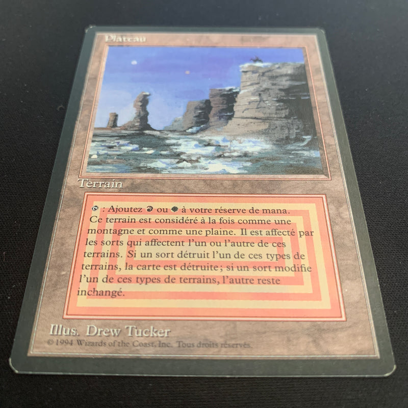 Magic the Gathering Plateau - Foreign Black Bordered - French 