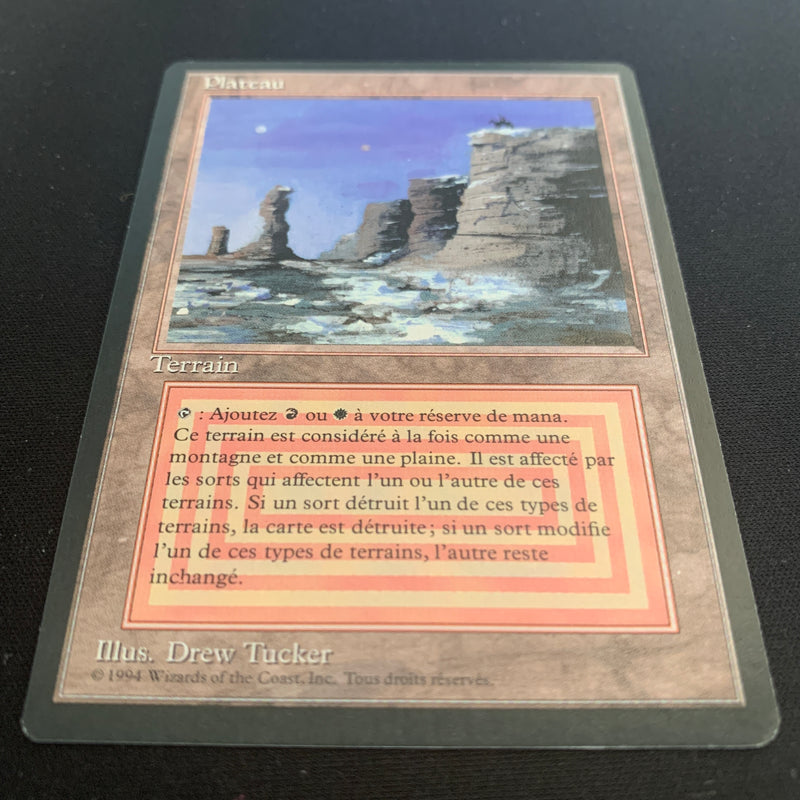 Magic the Gathering Plateau - Foreign Black Bordered - French 