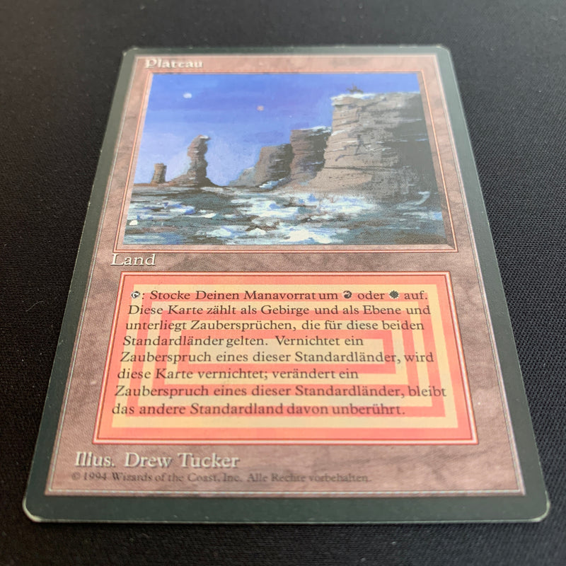 Magic the Gathering Plateau - Foreign Black Bordered - German 