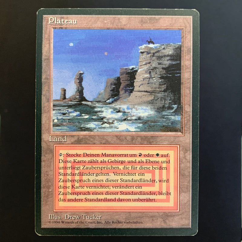 Magic the Gathering Plateau - Foreign Black Bordered - German 