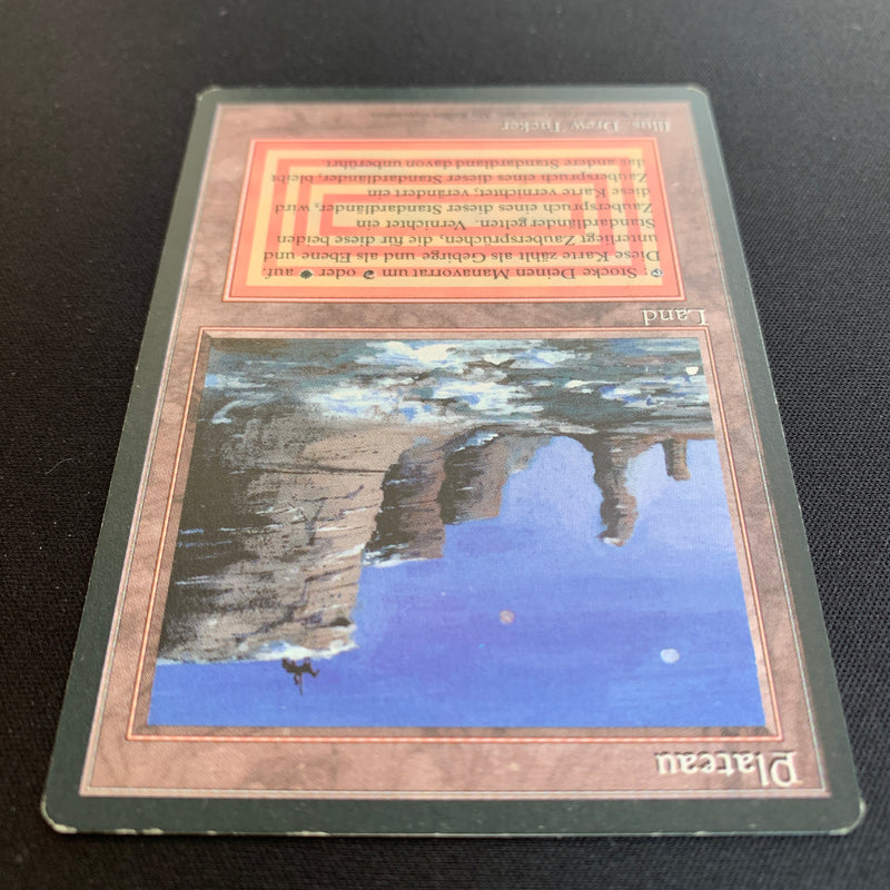 Magic the Gathering Plateau - Foreign Black Bordered - German 