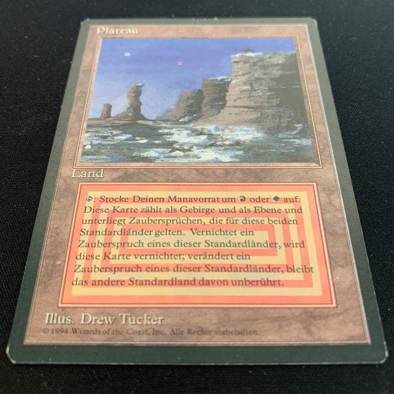 Magic the Gathering Plateau - Foreign Black Bordered - German 