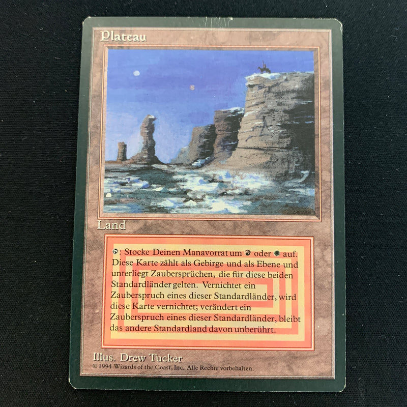 Magic the Gathering Plateau - Foreign Black Bordered - German 