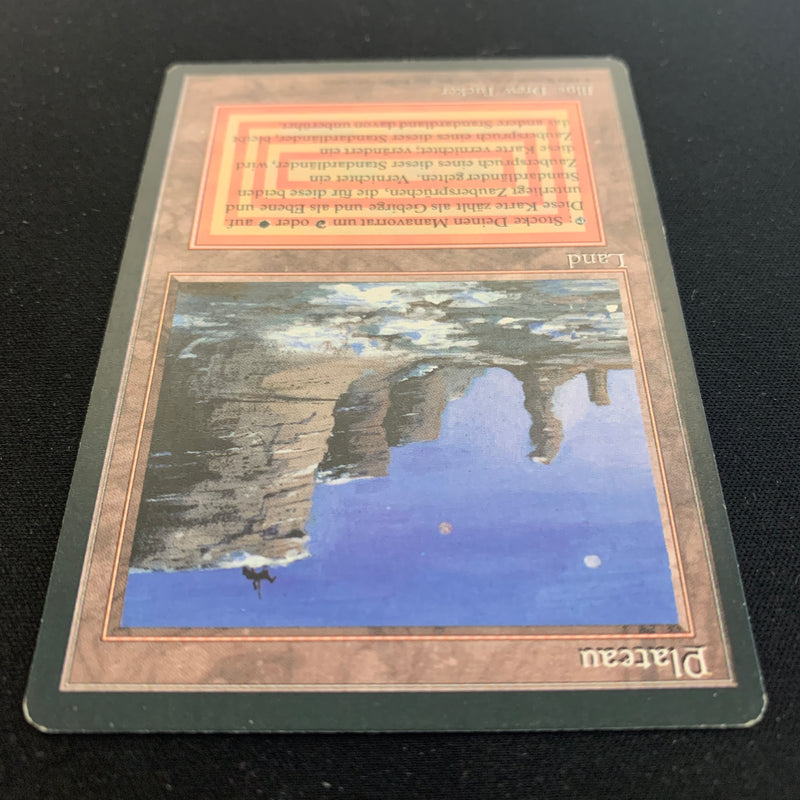 Magic the Gathering Plateau - Foreign Black Bordered - German 