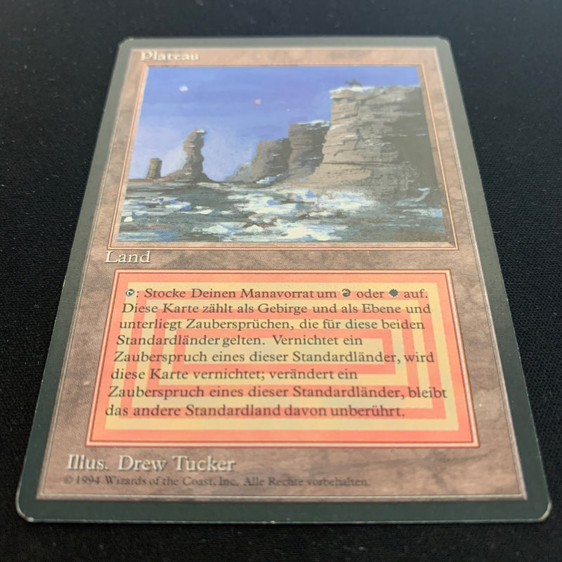 Magic the Gathering Plateau - Foreign Black Bordered - German 