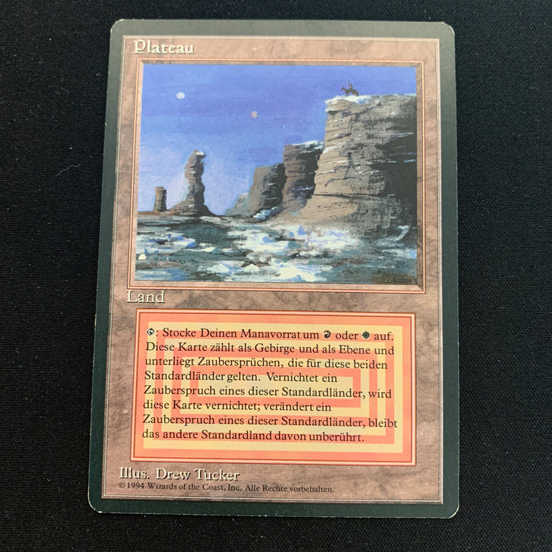 Magic the Gathering Plateau - Foreign Black Bordered - German 