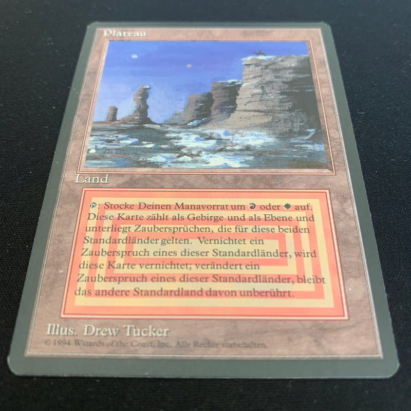 Magic the Gathering Plateau - Foreign Black Bordered - German 