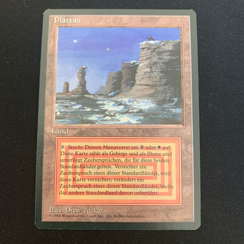 Magic the Gathering Plateau - Foreign Black Bordered - German 