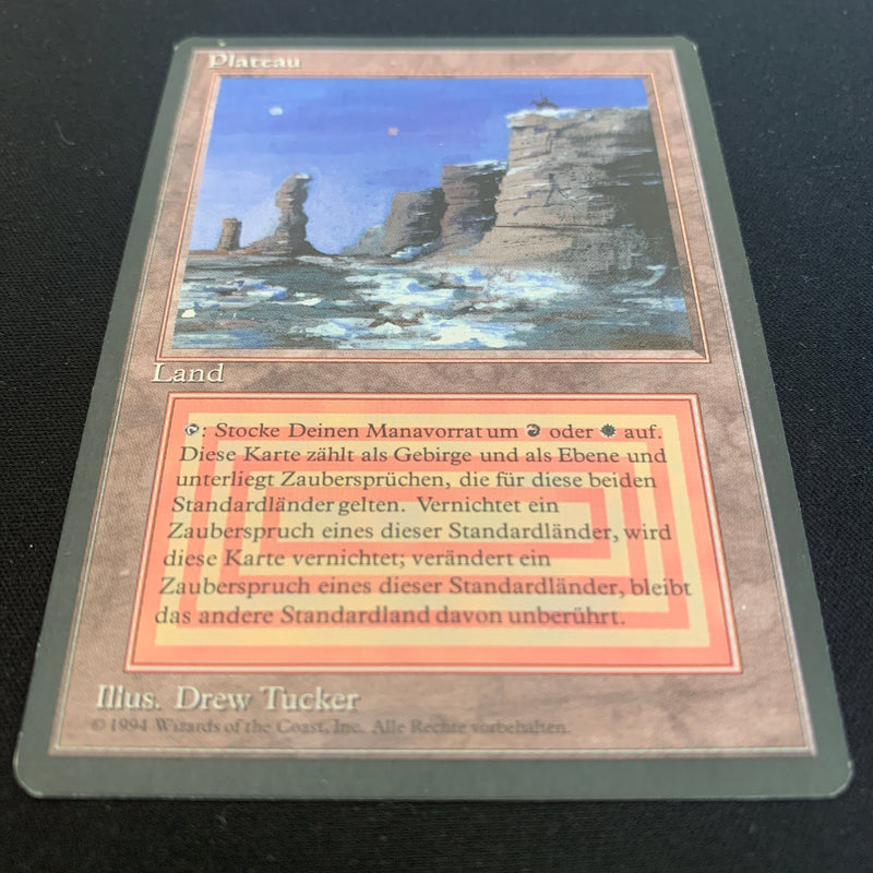 Magic the Gathering Plateau - Foreign Black Bordered - German 