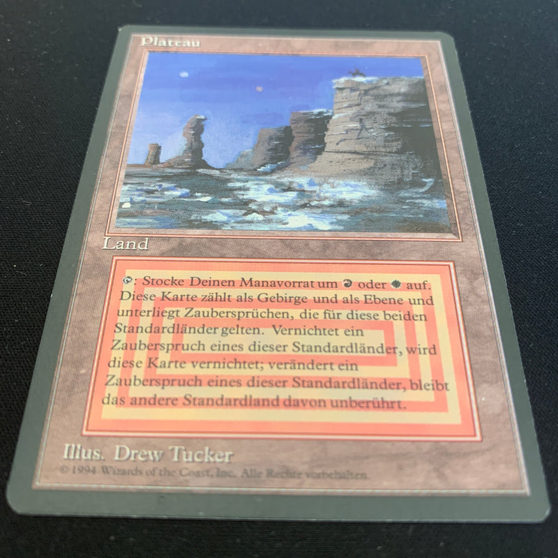 Magic the Gathering Plateau - Foreign Black Bordered - German 