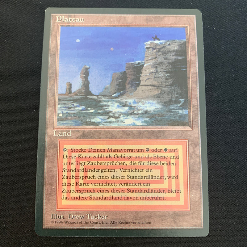 Magic the Gathering Plateau - Foreign Black Bordered - German 