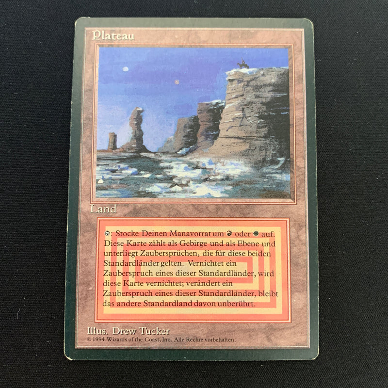 Magic the Gathering Plateau - Foreign Black Bordered - German 