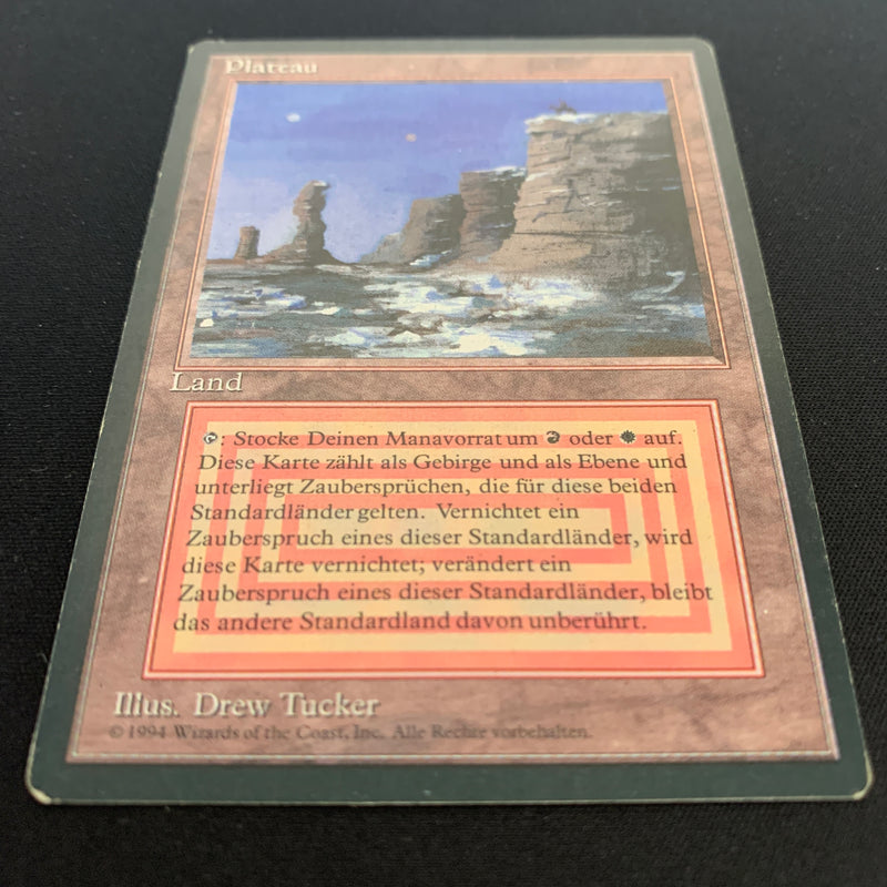 Magic the Gathering Plateau - Foreign Black Bordered - German 