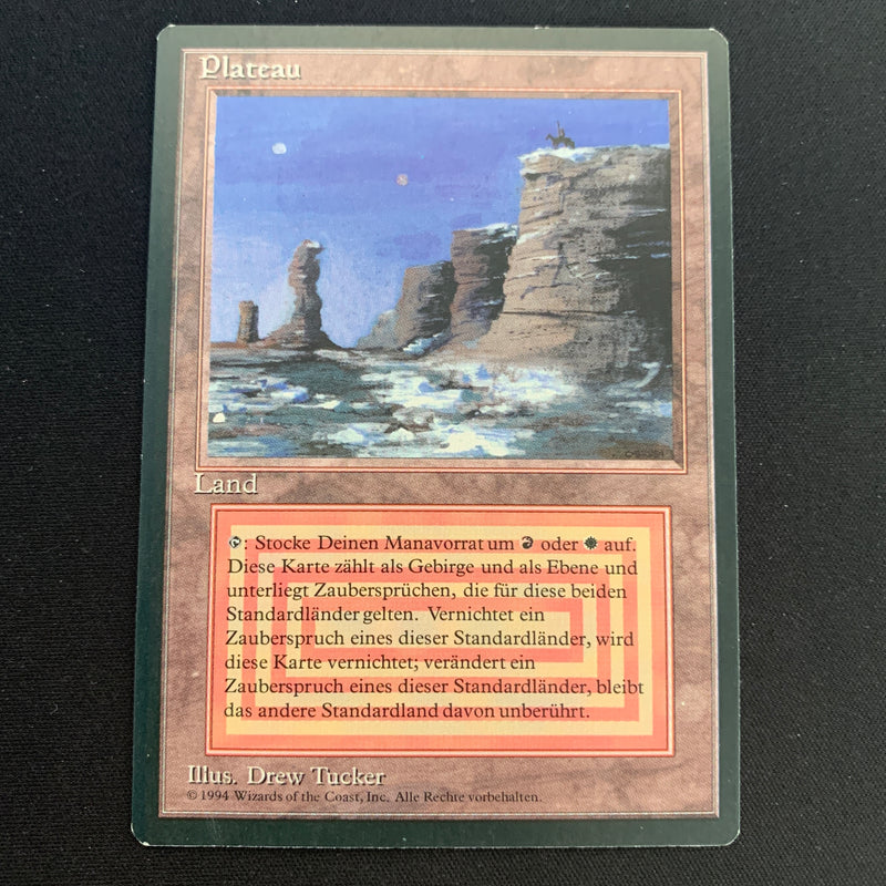 Magic the Gathering Plateau - Foreign Black Bordered - German 