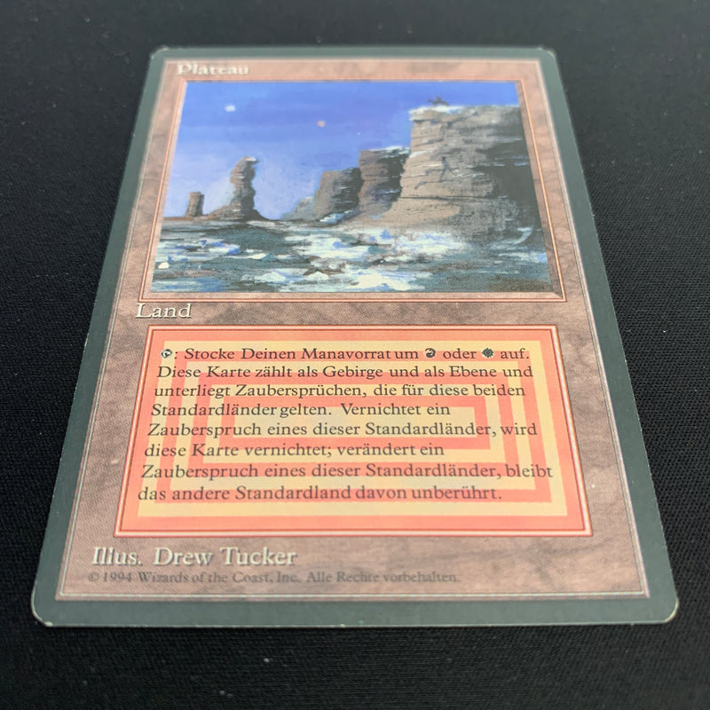 Magic the Gathering Plateau - Foreign Black Bordered - German 