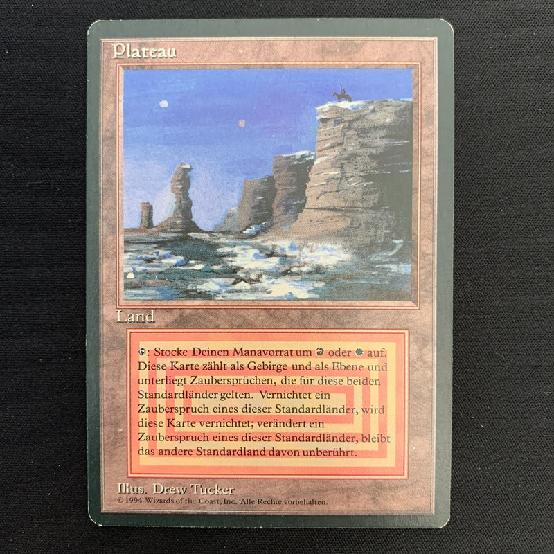 Magic the Gathering Plateau - Foreign Black Bordered - German 