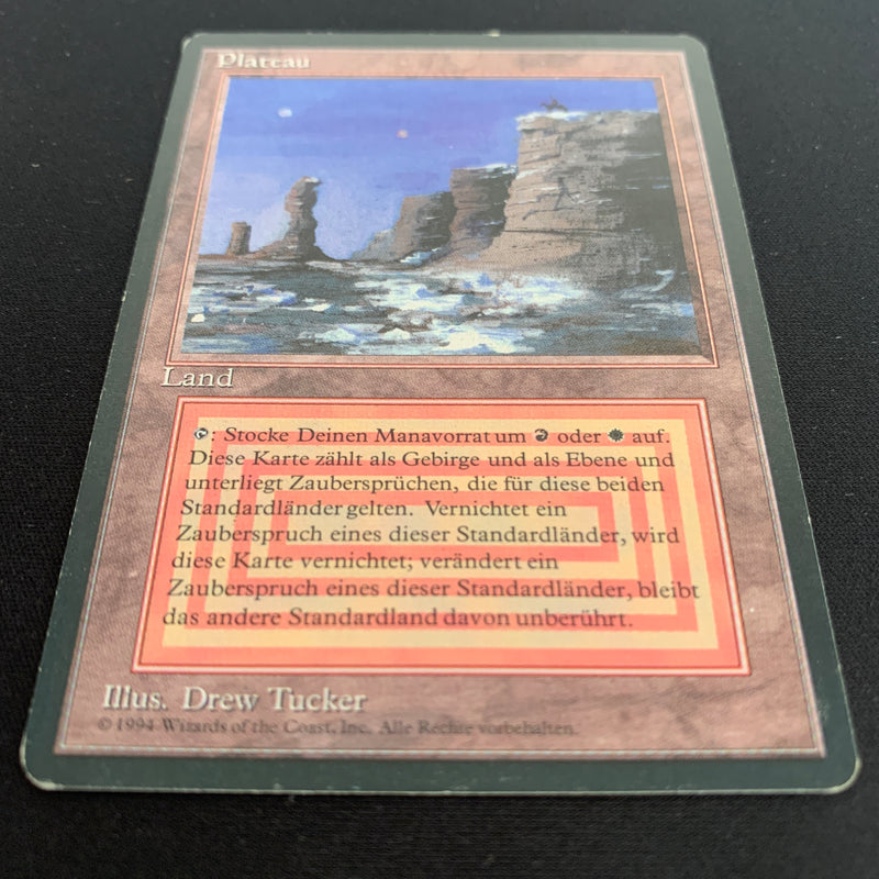 Magic the Gathering Plateau - Foreign Black Bordered - German 