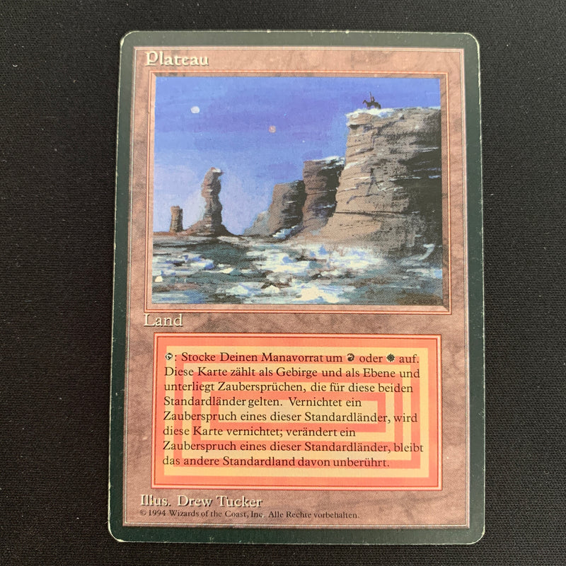 Magic the Gathering Plateau - Foreign Black Bordered - German 