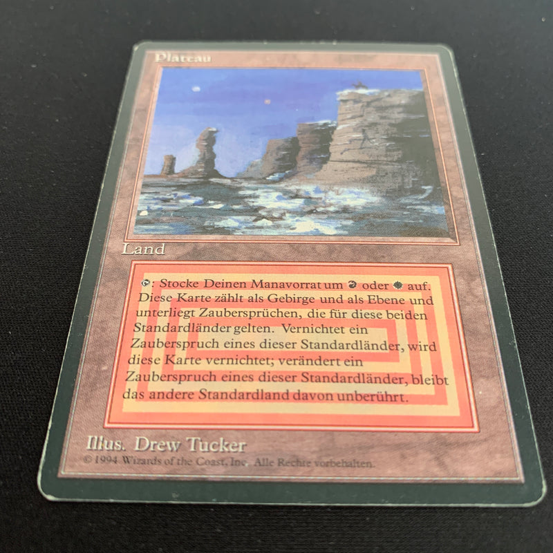 Magic the Gathering Plateau - Foreign Black Bordered - German 