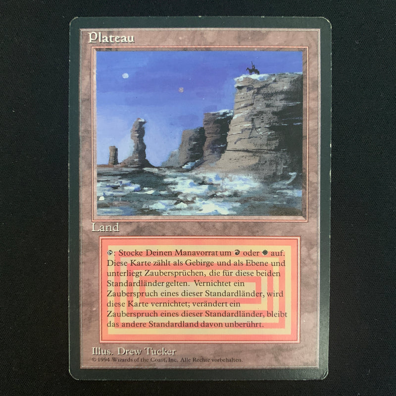 Magic the Gathering Plateau - Foreign Black Bordered - German 