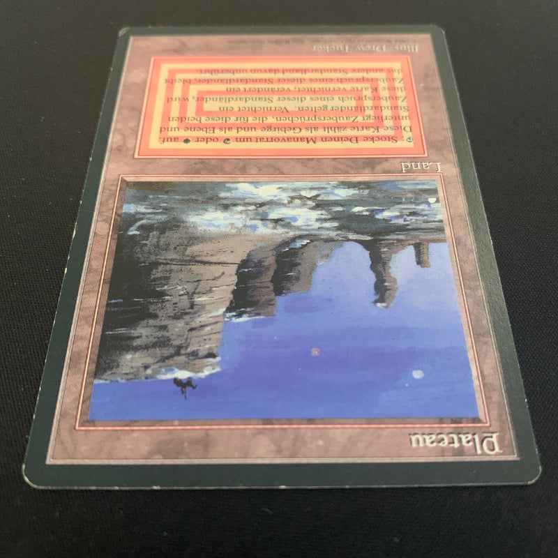 Magic the Gathering Plateau - Foreign Black Bordered - German 