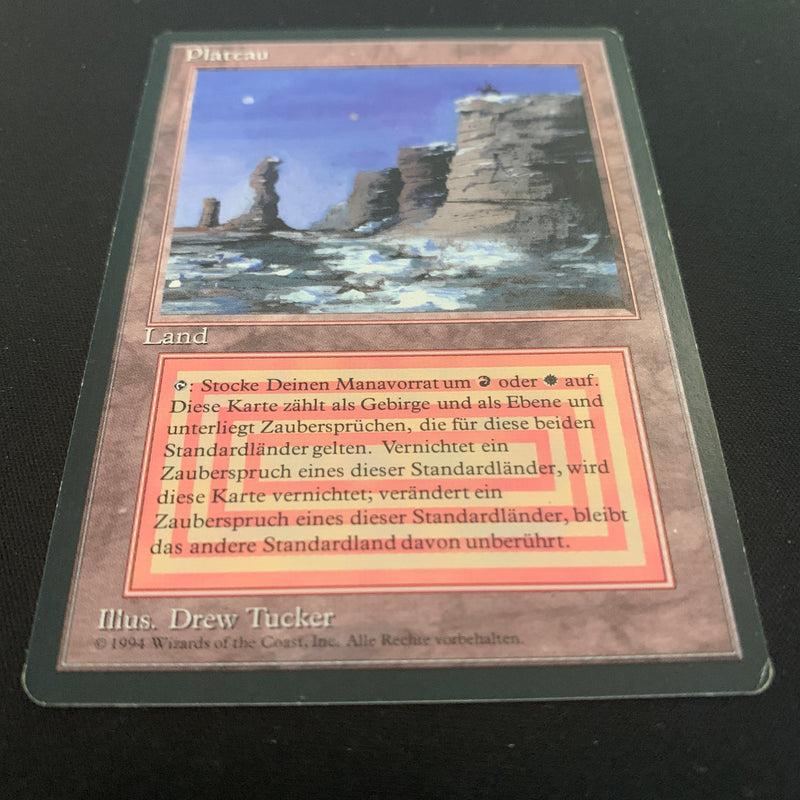 Magic the Gathering Plateau - Foreign Black Bordered - German 