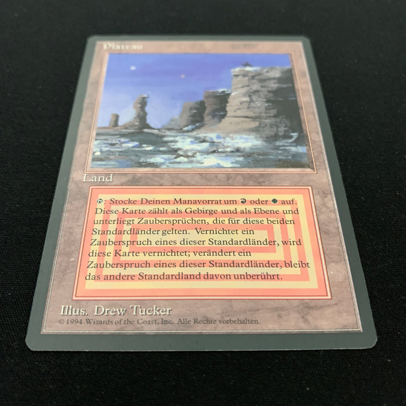 Magic the Gathering Plateau - Foreign Black Bordered - German 