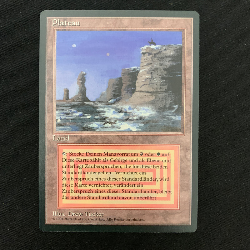 Magic the Gathering Plateau - Foreign Black Bordered - German 