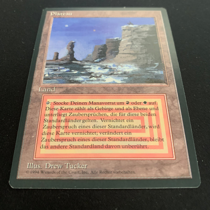 Magic the Gathering Plateau - Foreign Black Bordered - German 