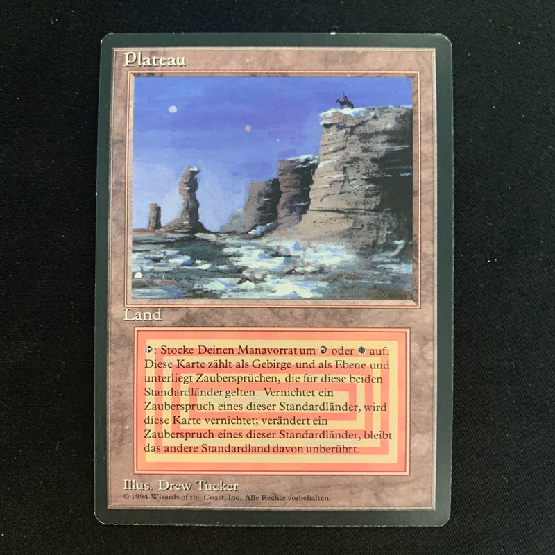 Magic the Gathering Plateau - Foreign Black Bordered - German 