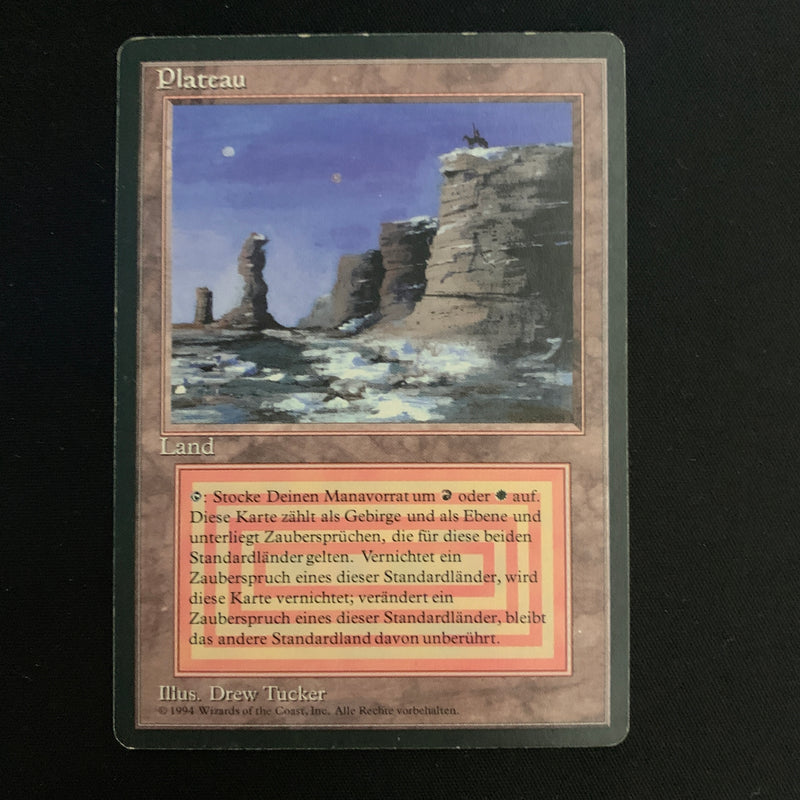 Magic the Gathering Plateau - Foreign Black Bordered - German 