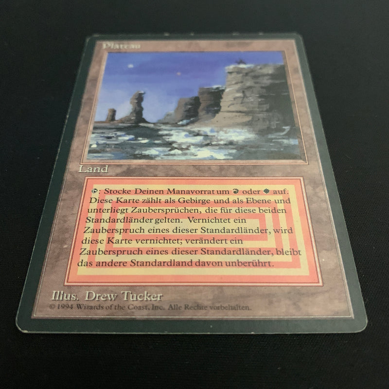 Magic the Gathering Plateau - Foreign Black Bordered - German 