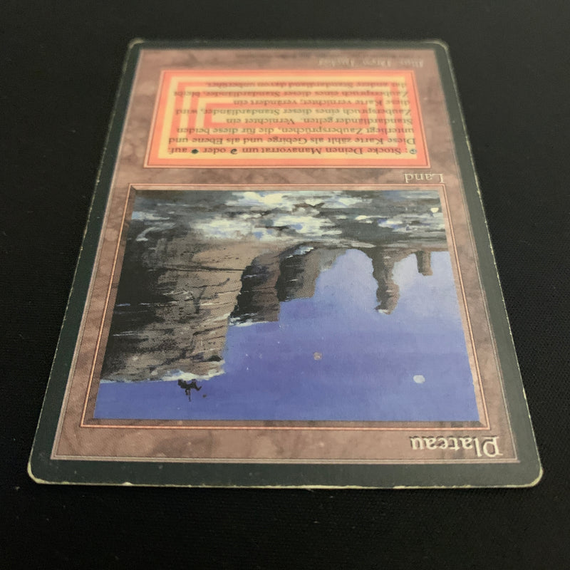 Magic the Gathering Plateau - Foreign Black Bordered - German 