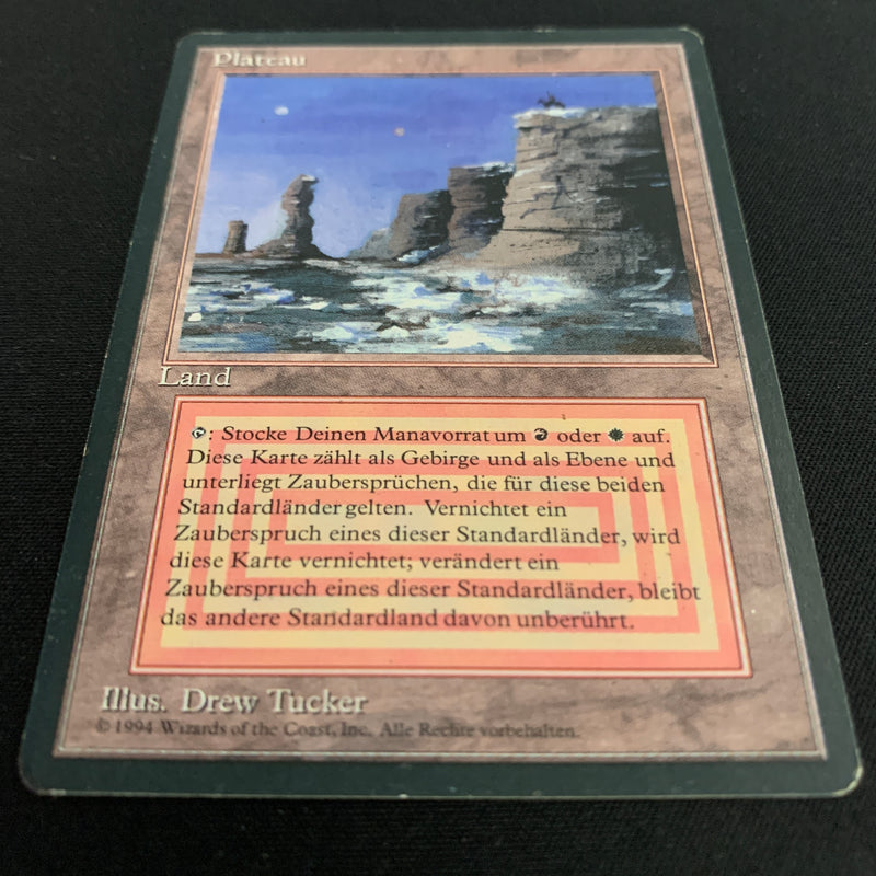 Magic the Gathering Plateau - Foreign Black Bordered - German 