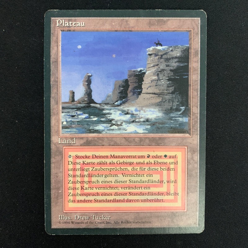 Magic the Gathering Plateau - Foreign Black Bordered - German LP - 24413