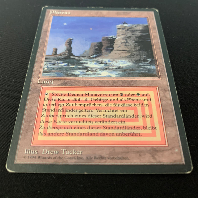 Magic the Gathering Plateau - Foreign Black Bordered - German 