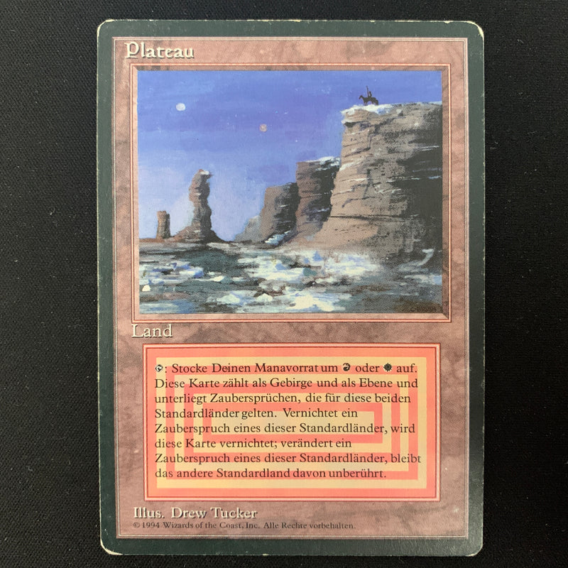 Magic the Gathering Plateau - Foreign Black Bordered - German PL - 24493