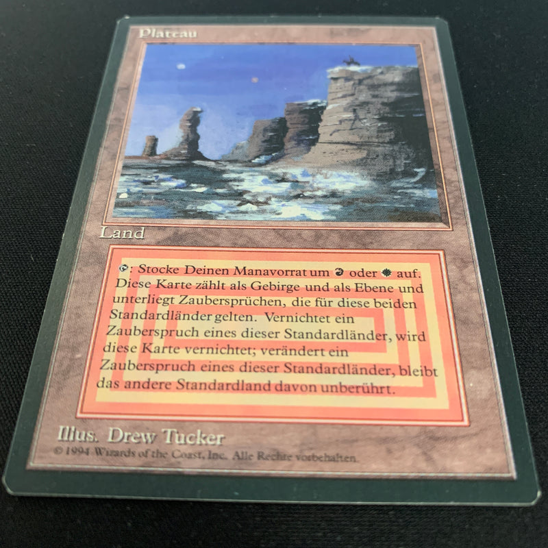 Magic the Gathering Plateau - Foreign Black Bordered - German 