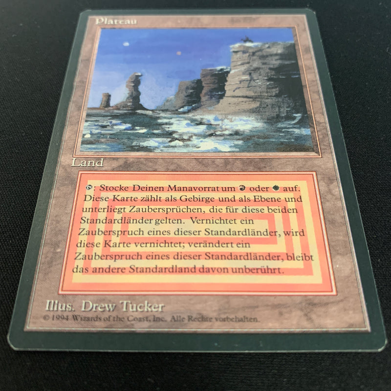 Magic the Gathering Plateau - Foreign Black Bordered - German 