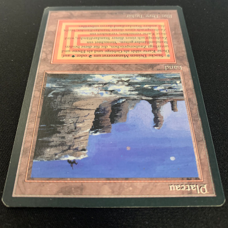 Magic the Gathering Plateau - Foreign Black Bordered - German 