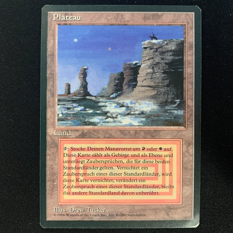 Magic the Gathering Plateau - Foreign Black Bordered - German GD - 24618