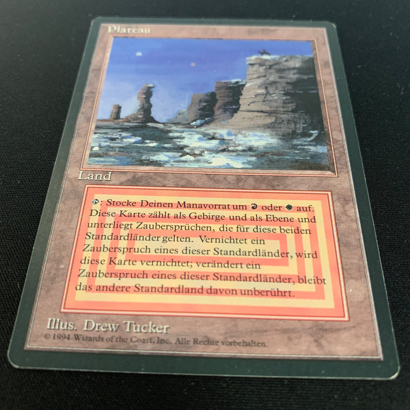 Magic the Gathering Plateau - Foreign Black Bordered - German 