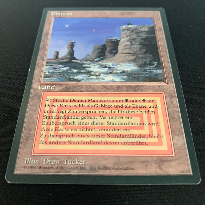 Magic the Gathering Plateau - Foreign Black Bordered - German 