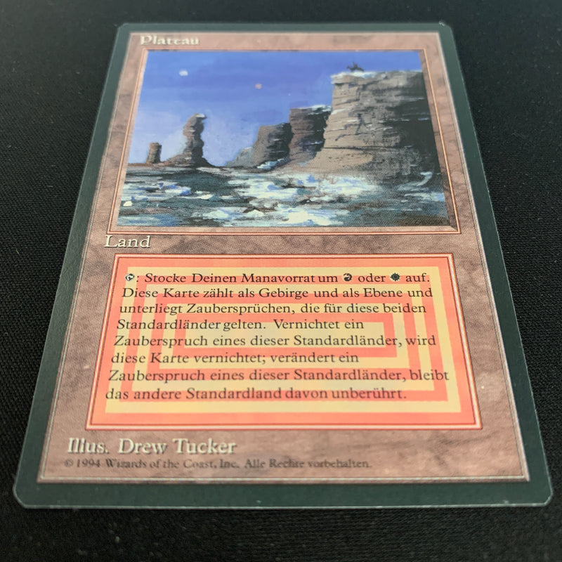 Magic the Gathering Plateau - Foreign Black Bordered - German 