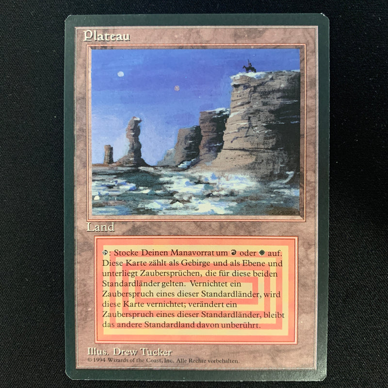 Magic the Gathering Plateau - Foreign Black Bordered - German NM - 24621