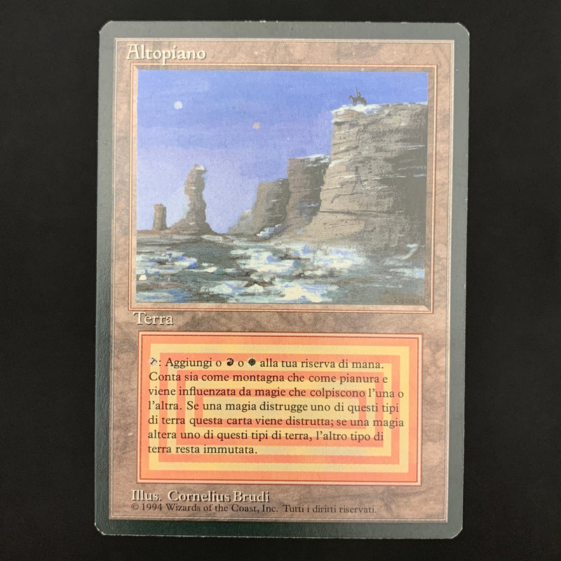 Magic the Gathering Plateau - Foreign Black Bordered - Italian 